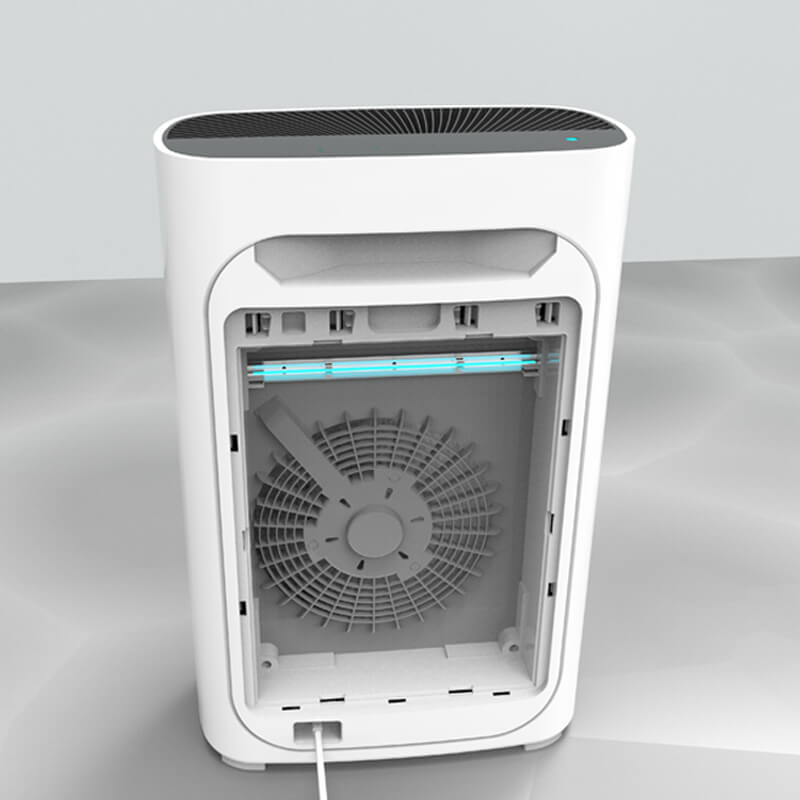 PM2.5 Sensor 4 Wind Speeds Digital Display Mini Air Purifier